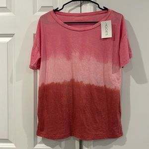 NWT Mouchette Pink Tie-Dye Tee